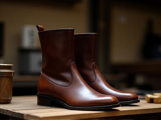 Kaiyō Seisakusho craftsman making boots
